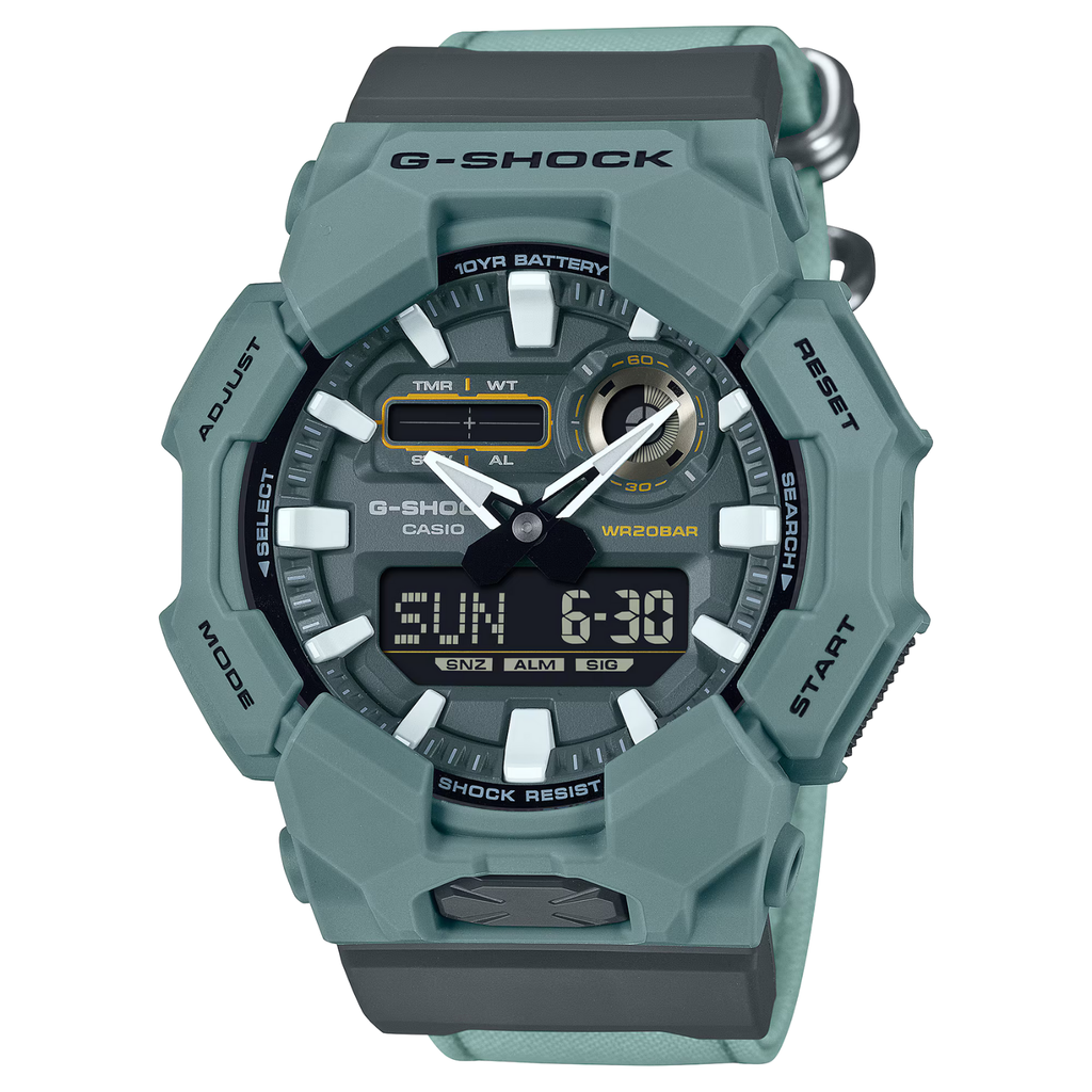 CASIO G-SHOCK GA-010CE-2AER | Eco Edition Rugged Analog-Digital Watch with 10-Year Battery