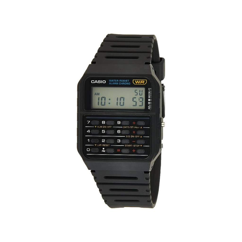 Casio CA-53W-1ZDR Calculator Watch Retro Digital Quartz Alarm Chronograph