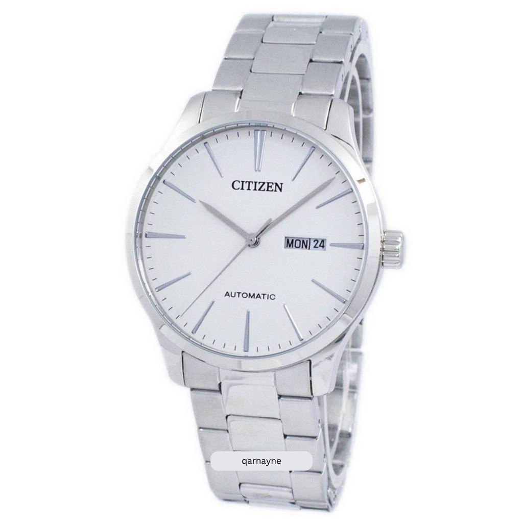 Citizen NH8350-83A Men’s Automatic Watch Elegant Silver Stainless Steel Japan