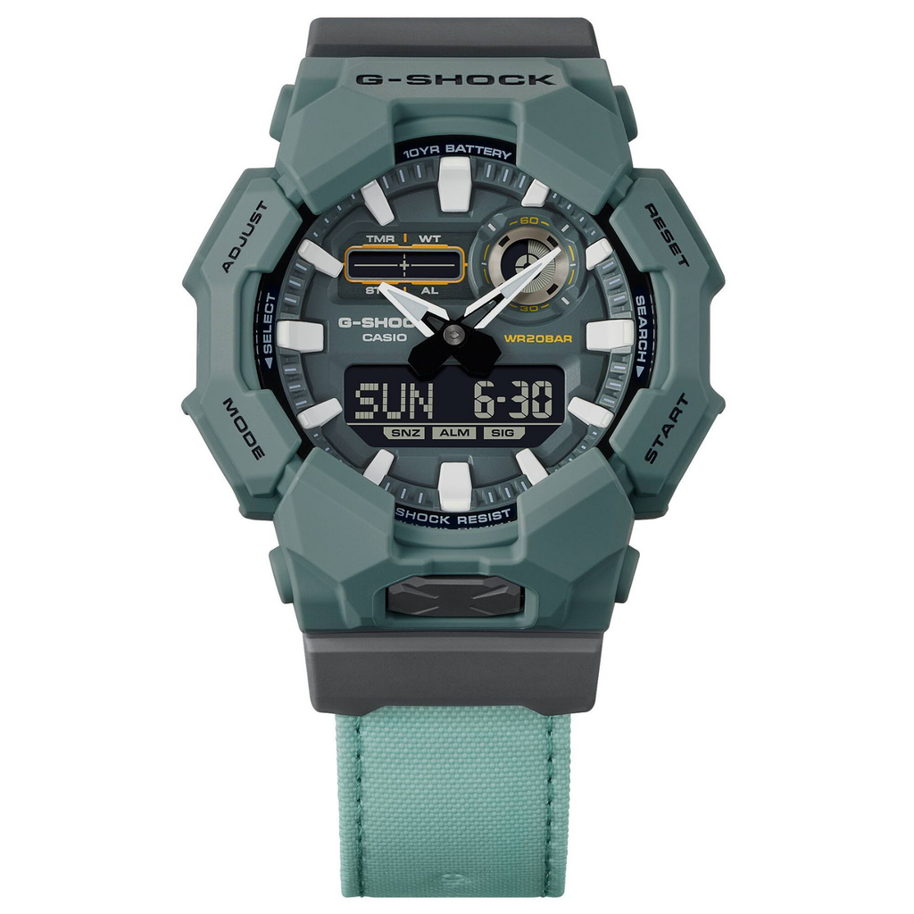CASIO G-SHOCK GA-010CE-2AER | Eco Edition Rugged Analog-Digital Watch with 10-Year Battery