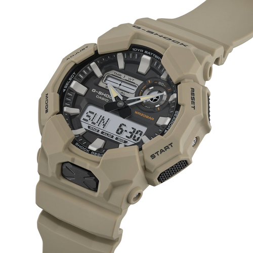 CASIO G-SHOCK GA-010-5AER | Rugged Analog-Digital Watch with 10-Year Battery